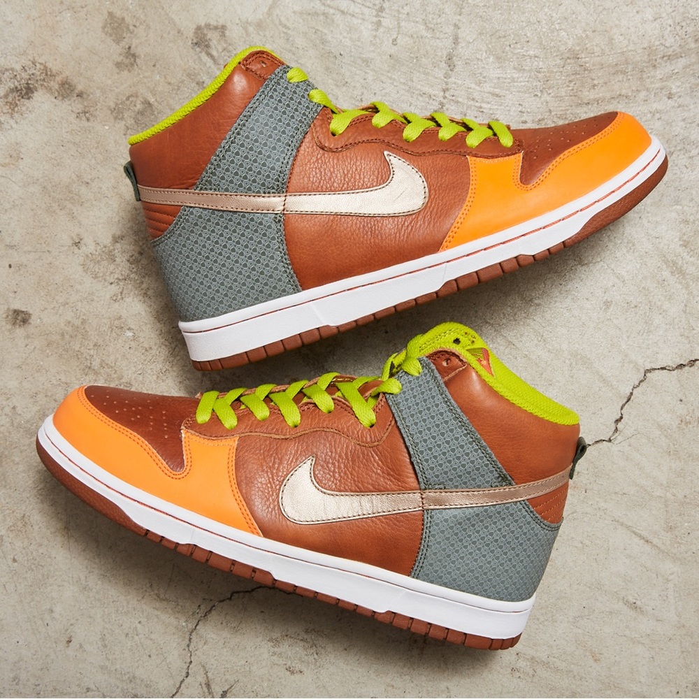 2007 Nike Dunk High "Cognac" Men's Size 9.5